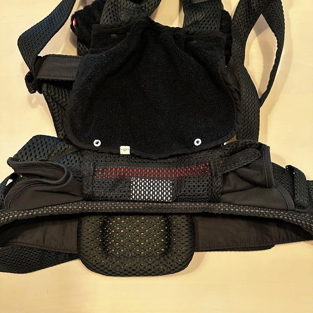 美品✨ベビービョルン ハーモニー よだれカバー付き　ブラック　箱あり