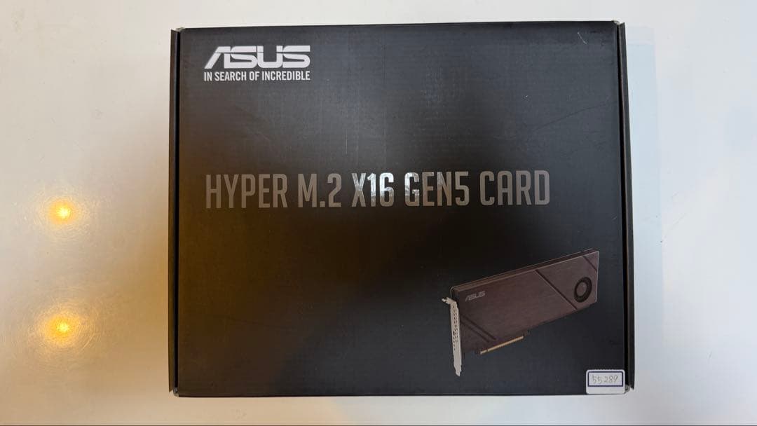 拡張カード ASUS HYPER M.2 X16 GEN5 CARD