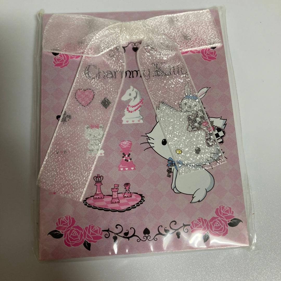 チャーミーキティ　メモ帳　リボン　2006 2007 スノーホワイト　チェス