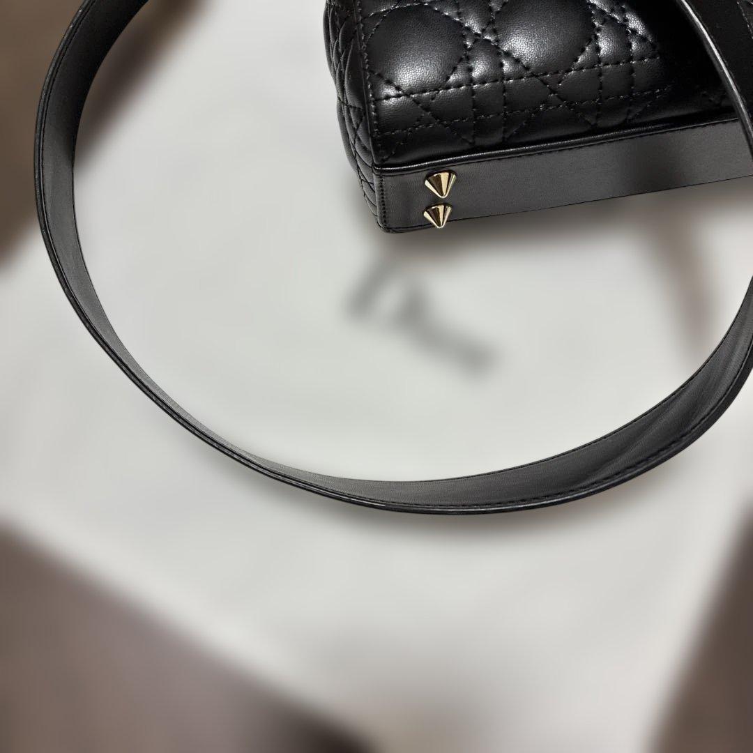 Christian Dior ブラック ショルダーバッグ