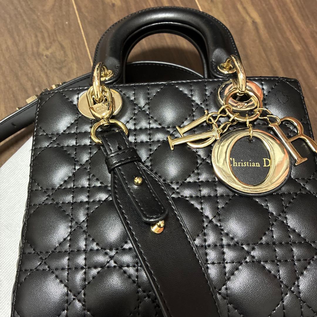 Christian Dior ブラック ショルダーバッグ