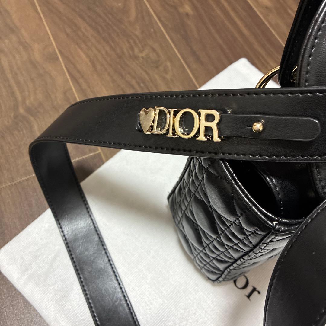 Christian Dior ブラック ショルダーバッグ