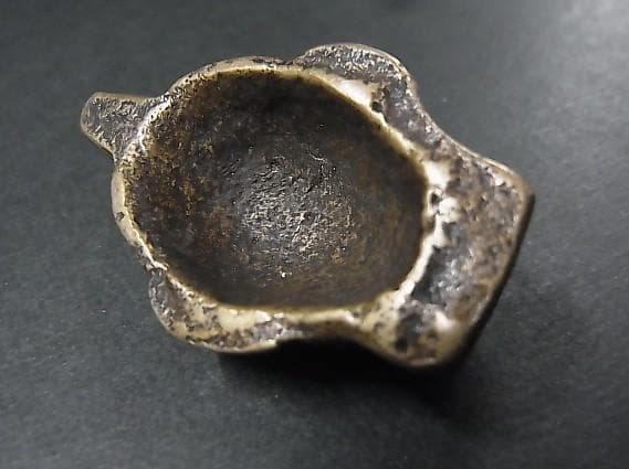 ★L1301★古パーツ　ナガ族　伝世品　ペンダント　人面護符 エスニック