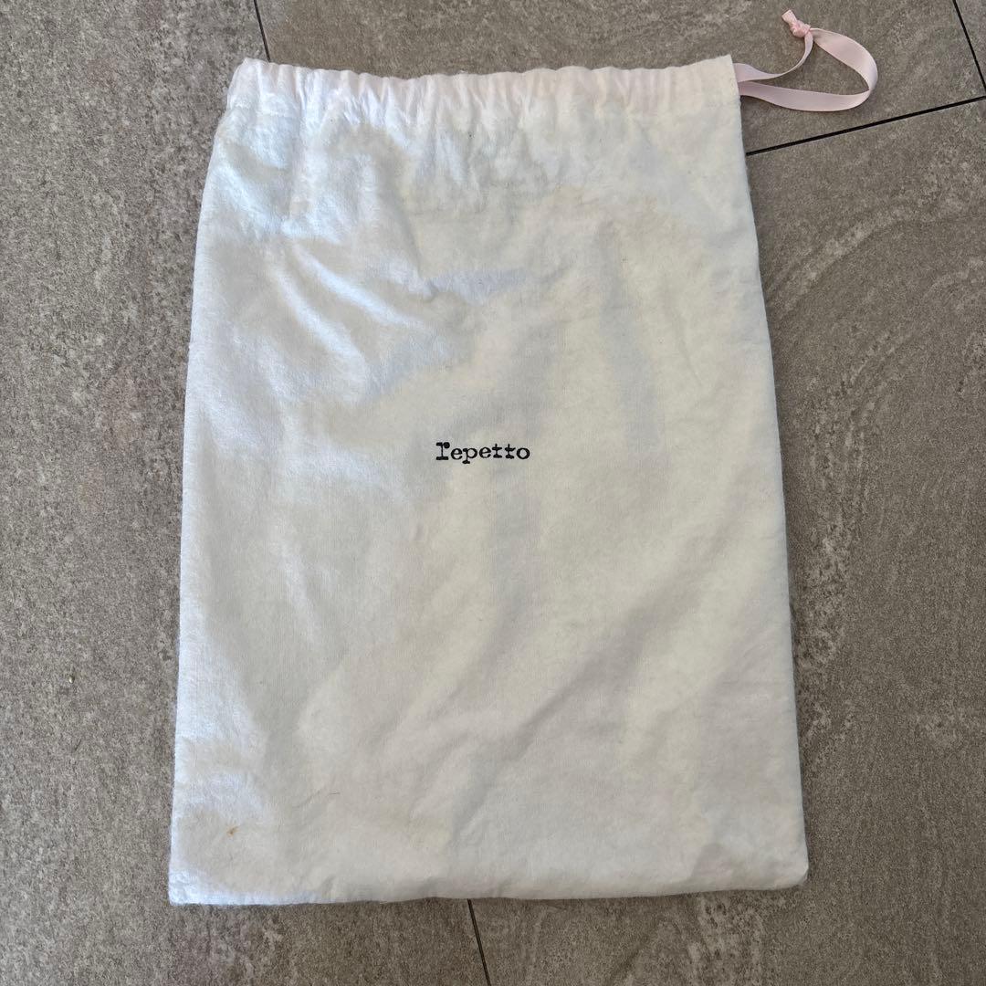 Repettoレペット　バレエフラットシューズ　ラバーソール　37 ブラック