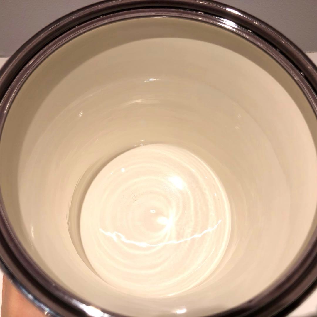 【茶道具】中村翠嵐　翠嵐窯製　紫交趾地紙流皆具