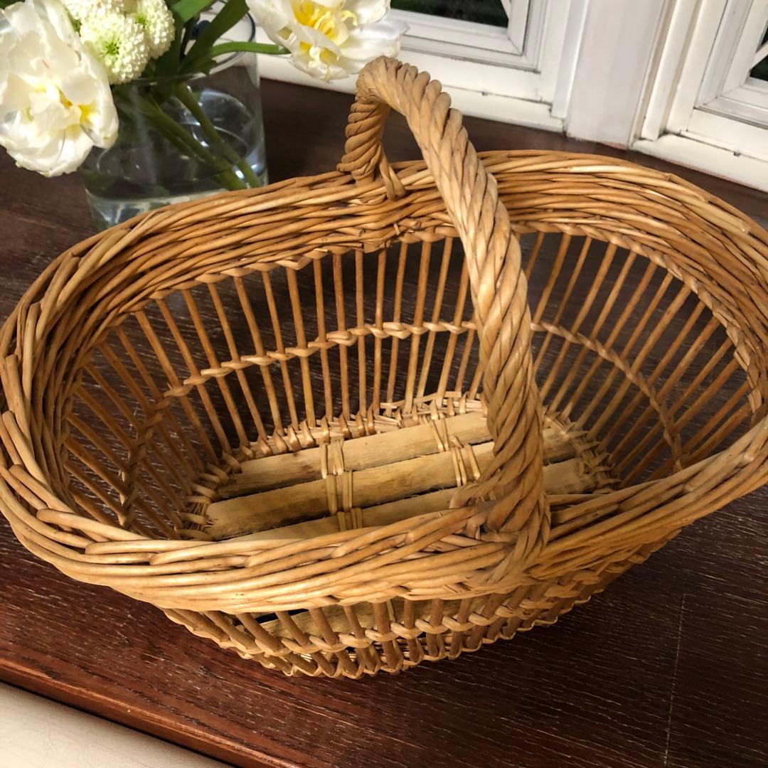 フランスラタン　収穫用籠　キャトルセゾン　バスケット