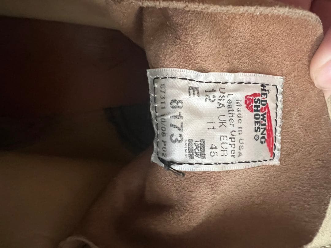 レッドウイングアイリッシュセッター　スエード