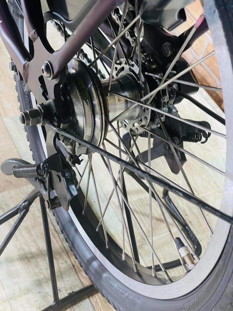 週末限定セール ヤマハパープル系 大容量 子供乗せ電動アシスト自転車 H1855