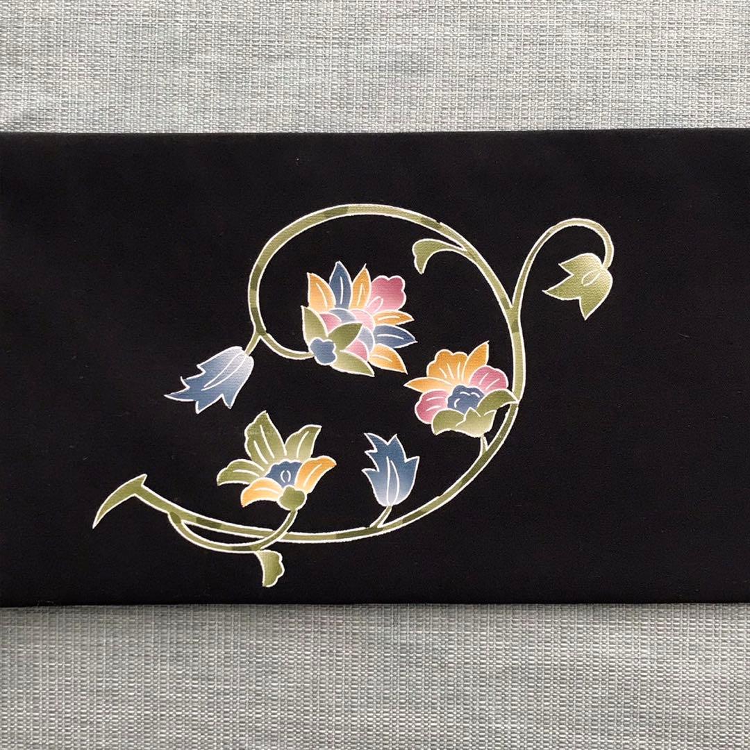 歳末セール❤️新品未使用　正絹　名古屋帯　アール・ヌーヴォー　唐草　草花模様