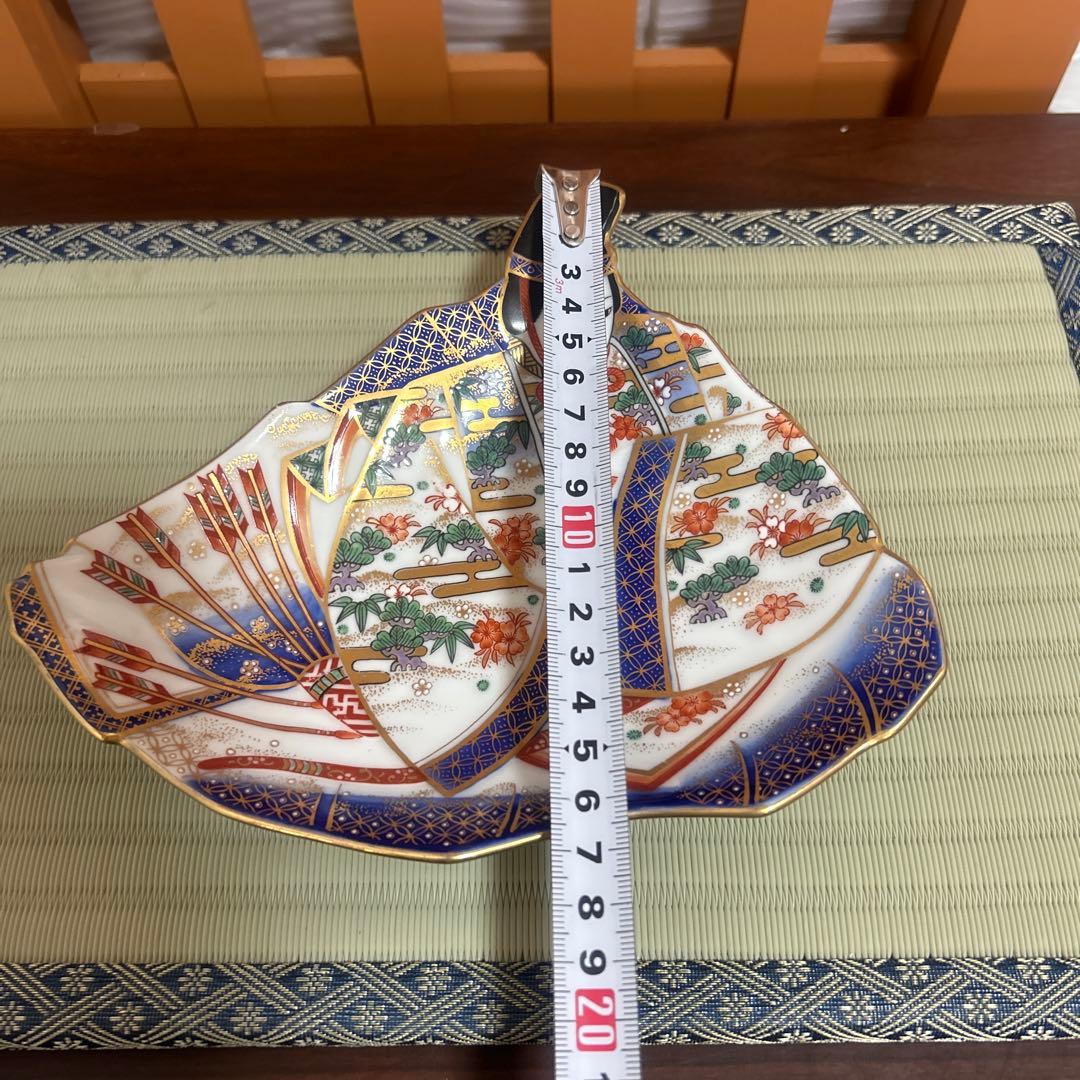 希少 お雛様 有田焼 賞美堂 其泉 きせん 飾皿 絵皿 お姫様 夫婦雛 2枚