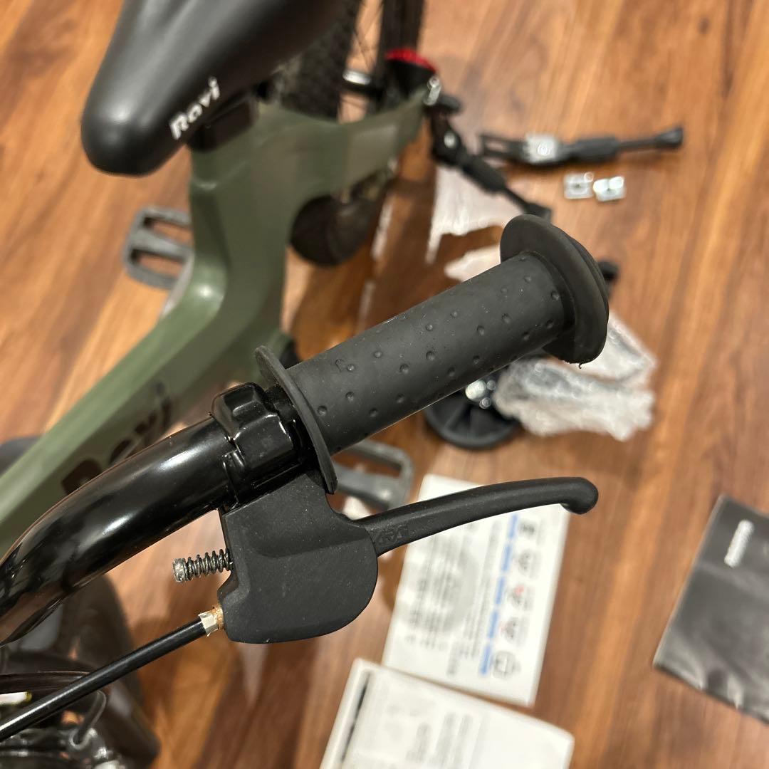 Ravi 子供用自転車 オリーブグリーン