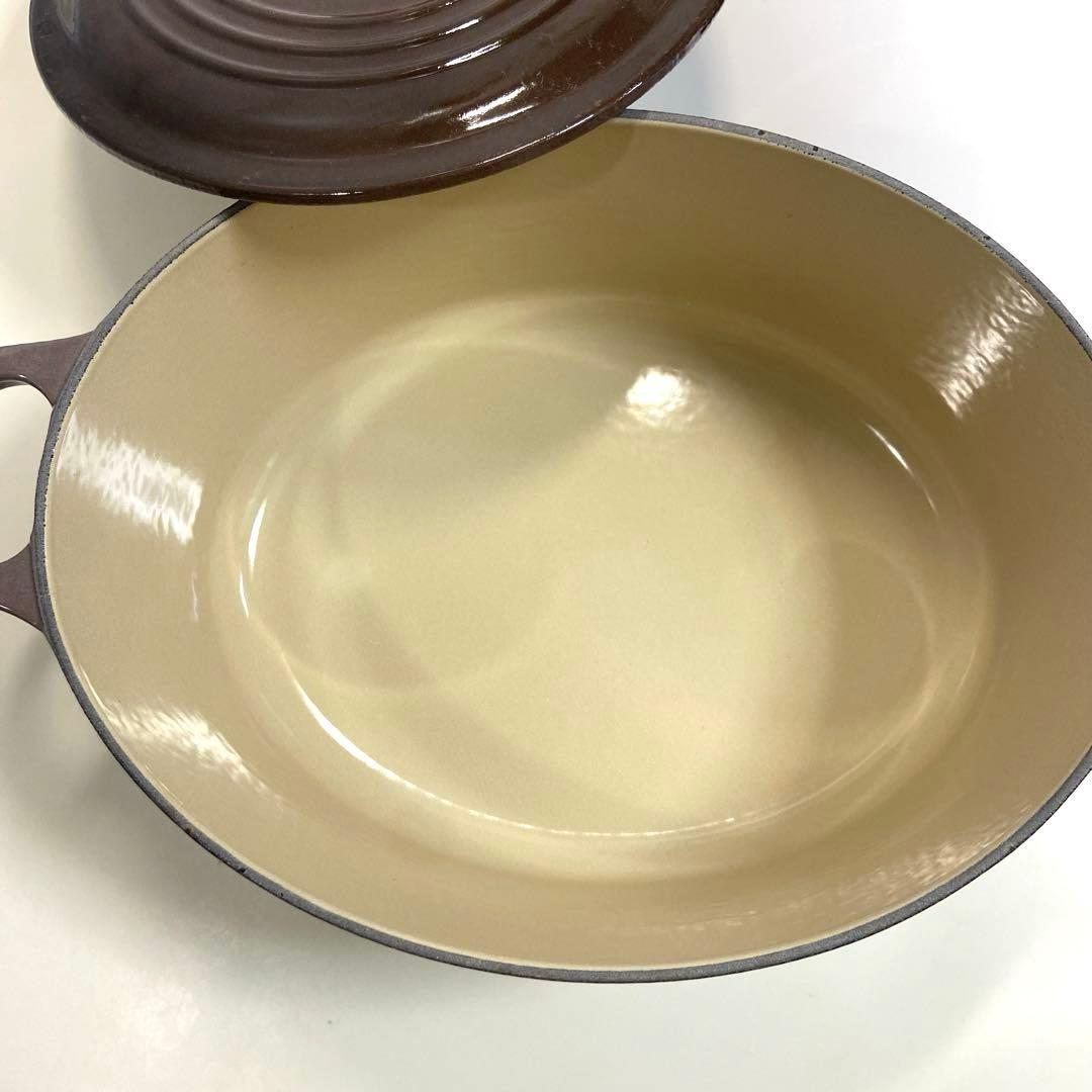 【美品】ルクルーゼ　ココットオーバル 27cm