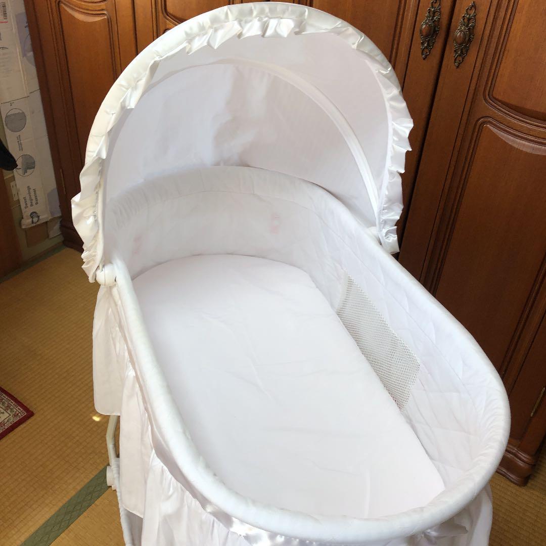 美品ベビーベッドゆりかごクーハン