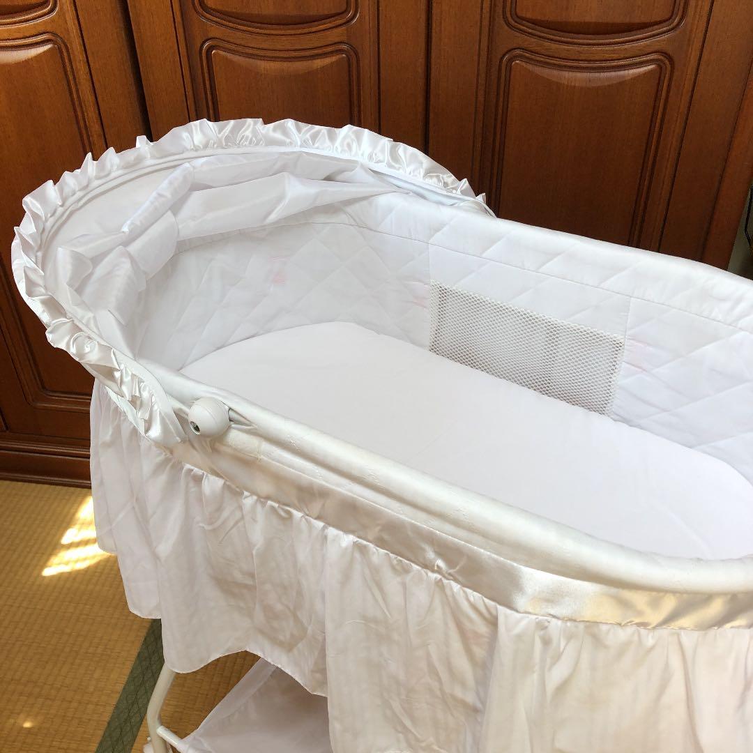 美品ベビーベッドゆりかごクーハン