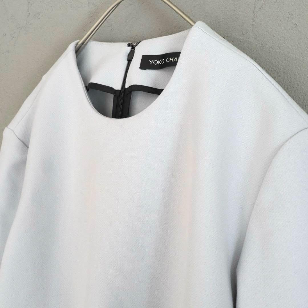 YOKO CHAN レイヤード アシンメトリー ヘムブラウス