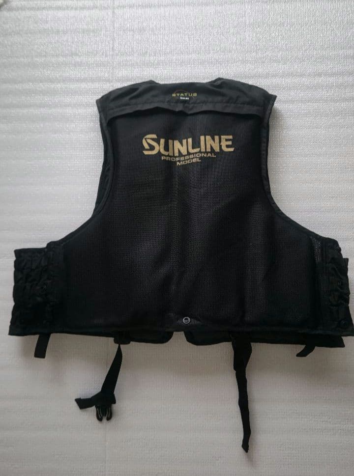 SUNLINE STATUS フィッシングベスト L ブラック