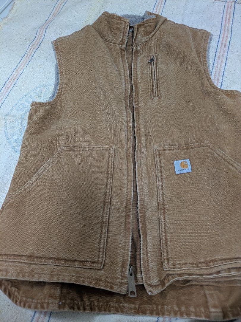 【希少サイズS】carhartt ダックベスト カーハート ユニセックス レア