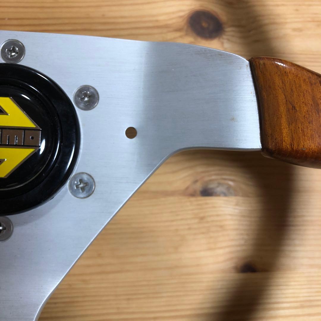 momo ウッドハンドル外径350mm太さ28mm