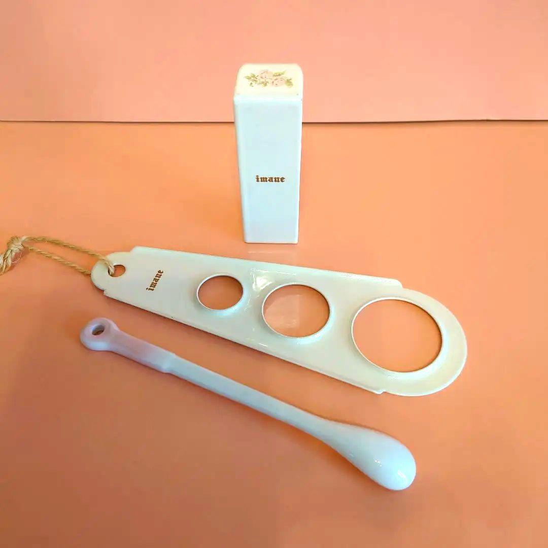 imane イマン ダイアナローズ★砂時計 スプーン パスタメジャー 廃盤 花柄