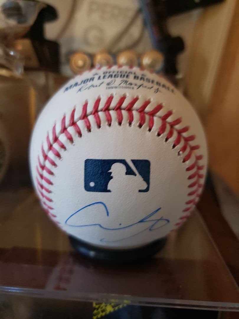 スーパースター！大谷翔平直筆サインボール、ホログラム証明シール付き！