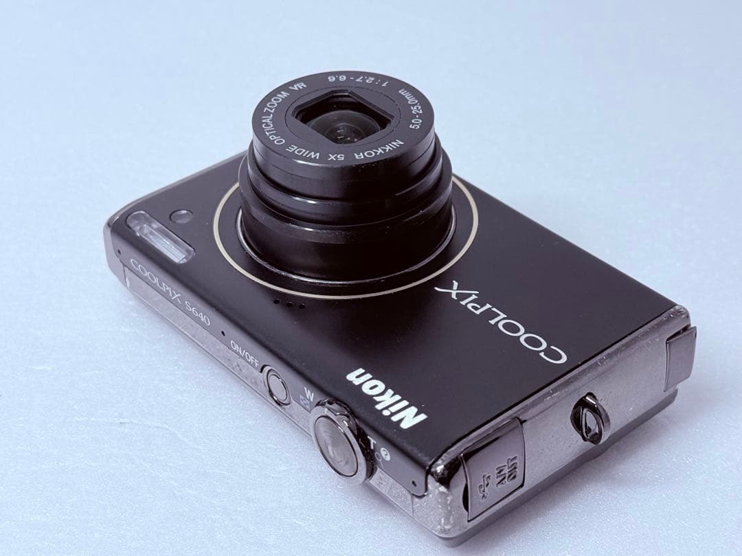 Nikon COOLPIX S640 ブラック 動作確認済 コンデジ レトロ
