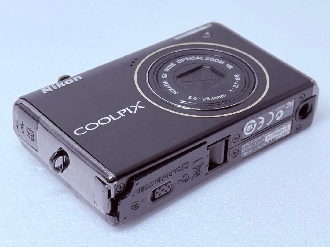 Nikon COOLPIX S640 ブラック 動作確認済 コンデジ レトロ