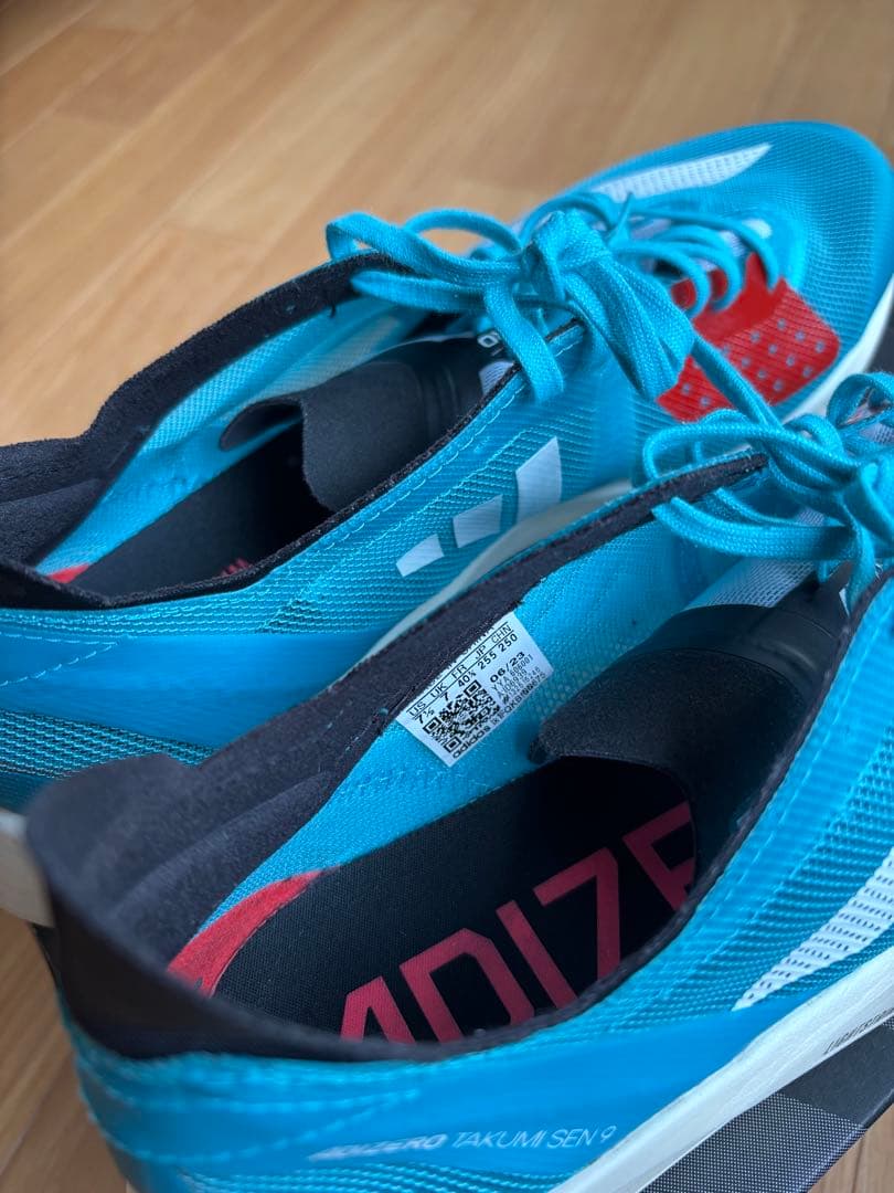 走行距離約80㌔ adidas TAKUMI SEN 9 25.5㎝