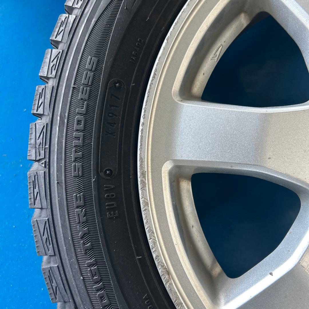 ダイハツ純正アルミホイール１４インチスタッドレスタイヤ４本セット送料込