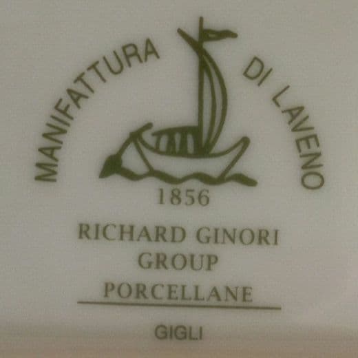 【希少】リチャードジノリ GIGLI ユリ模様 ディナーセット 未使用品