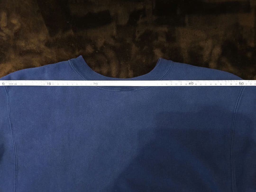 90sChampionリバースウィーブ ナス紺スウェット XL