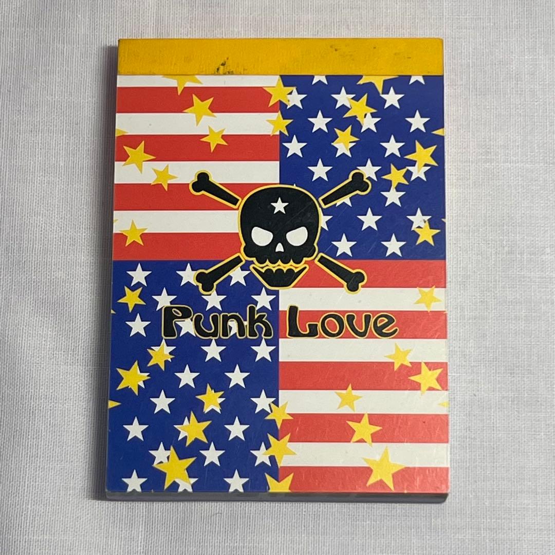 希少❤️ドクロ　ミニ　メモ帳　平成レトロ