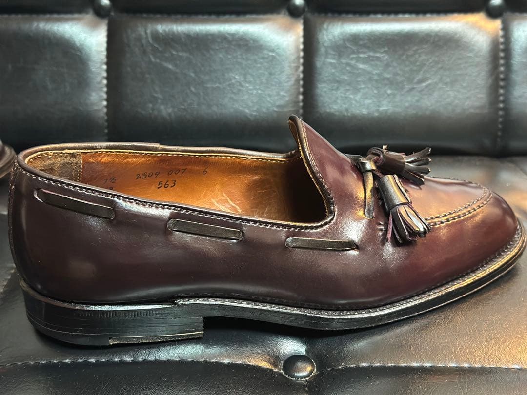 Alden コードバン タッセルローファー 7ハーフ Dウィズ