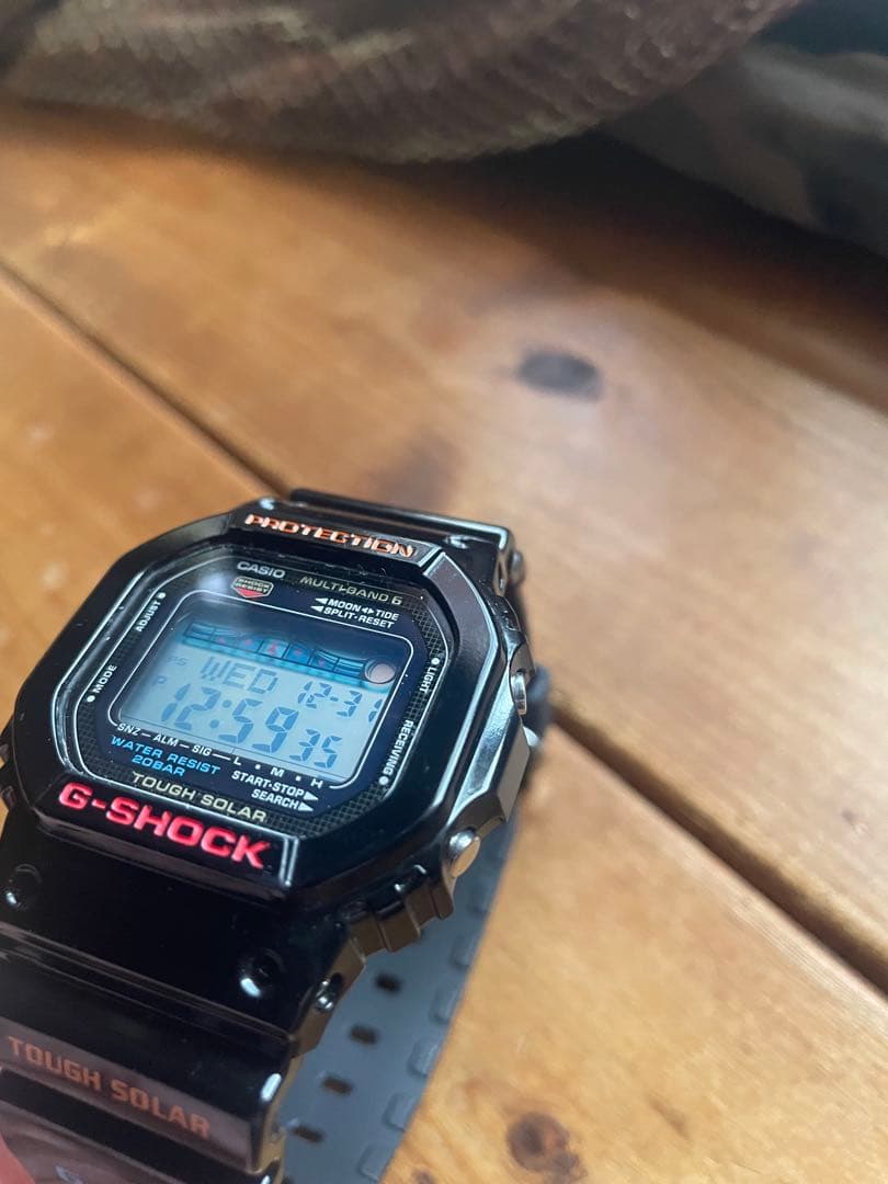 動作良好 G-SHOCK GWX-5600 タフソーラー ブラック
