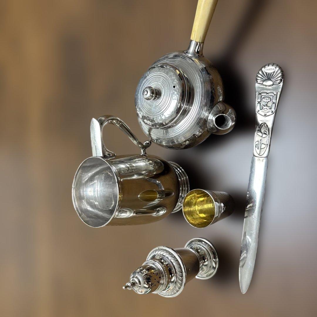 銀製ティーセット 4点セット