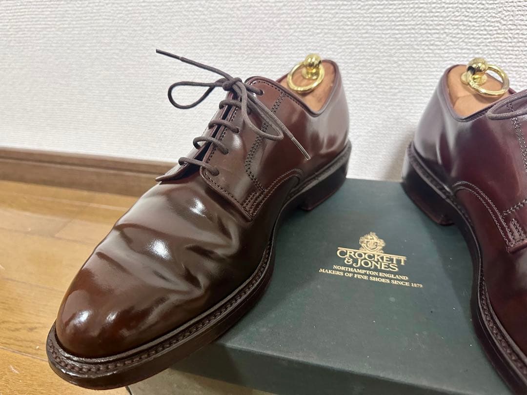 た*し様 【希少】コードバン　CROCKETT&JONES グラスミア　UK7