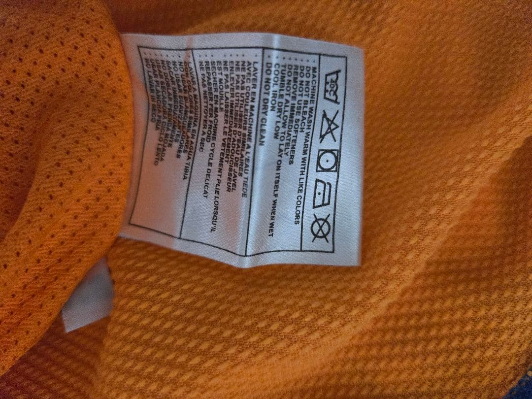 ロナウジーニョ 10番　FCバロセロナ オレンジユニホーム　Mサイズ