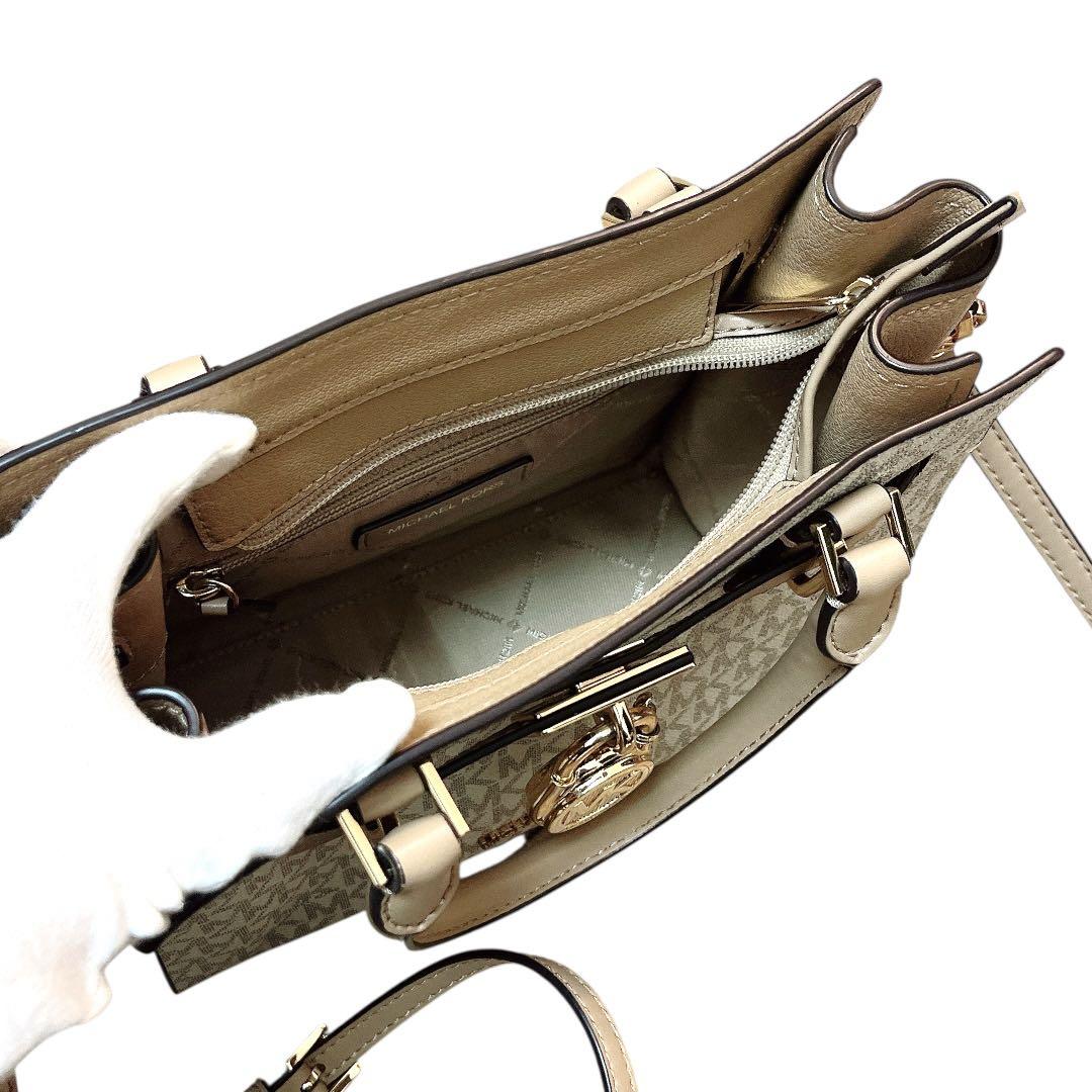 【ほぼ未使用】マイケルコース ハミルトン サッチェル MKシグネチャー2way