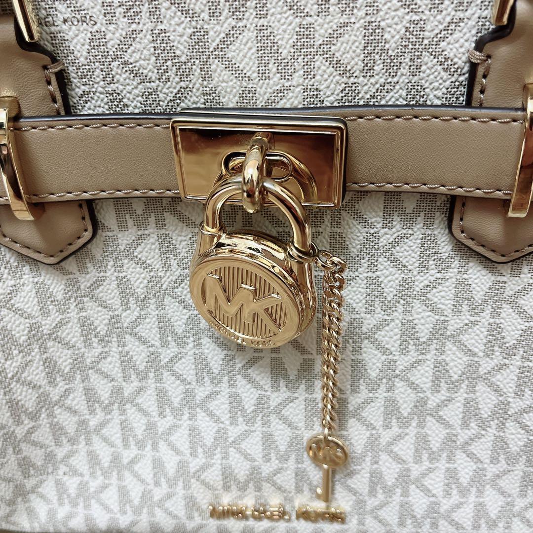 【ほぼ未使用】マイケルコース ハミルトン サッチェル MKシグネチャー2way