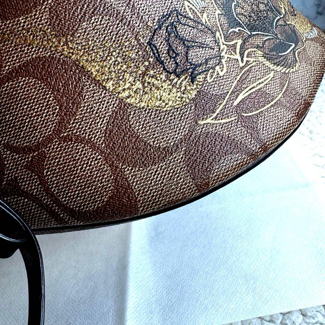 未使用級　COACH×Chelsea 限定コラボ ボディバッグ レザー PVC