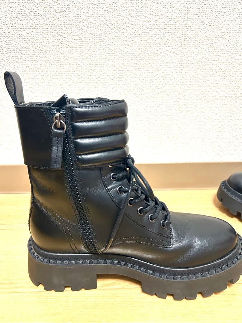 Ash gun スタッズ レースアップ ブーツ 37