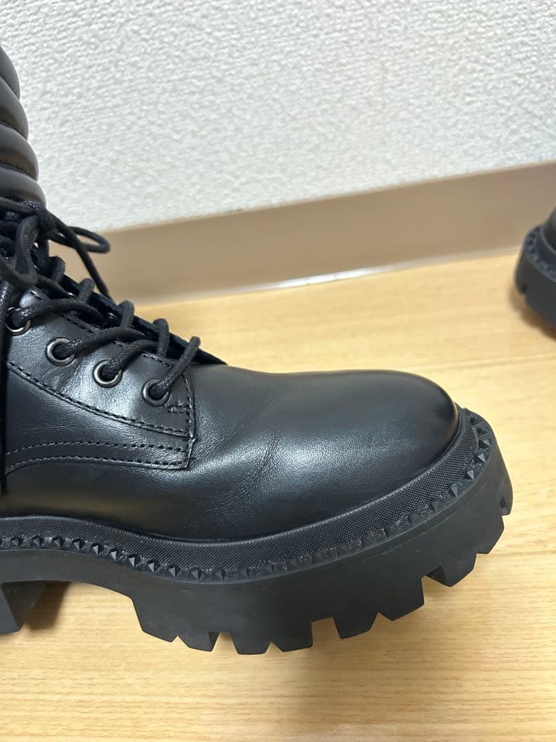 Ash gun スタッズ レースアップ ブーツ 37