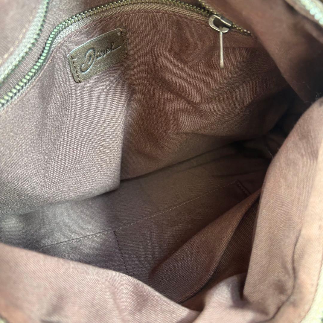 バッグ Y2k Diesel Rope Fringe Bag Leather Brown