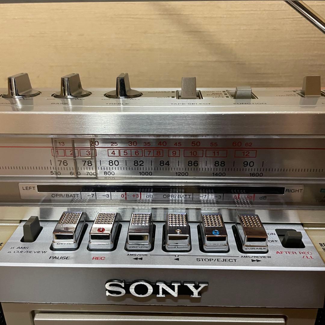 SONY／ソニー／ラジカセ／CFS-V3／メンテナンス済み／メンテセット付属