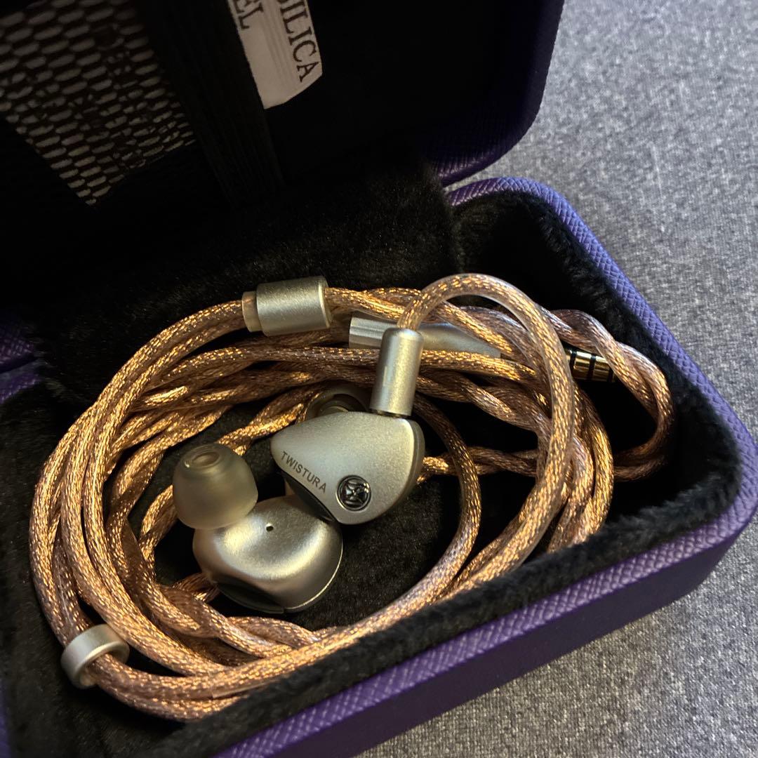 【TWISTURA】WOODNOTE 有線イヤホン