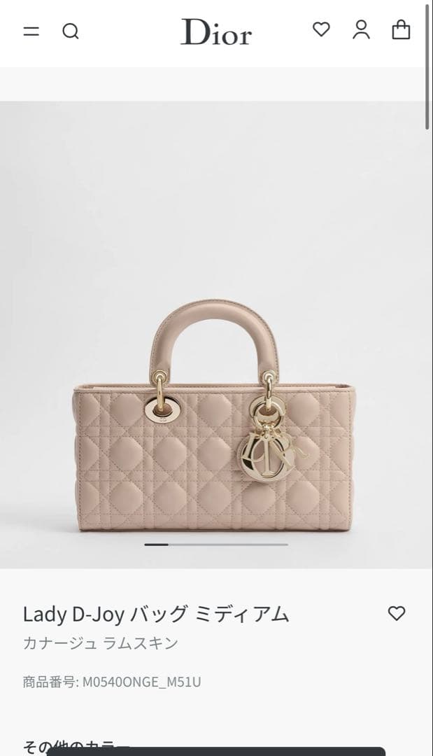 値下げ中Lady Dior Lady D Joy ミッツァ付き レディディオール