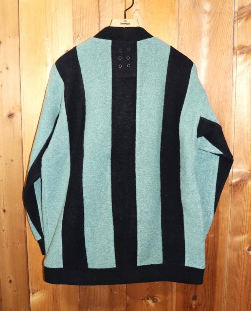 新品 Russeluno ワイドストライプ カーディガン (4/M) Ⓗ