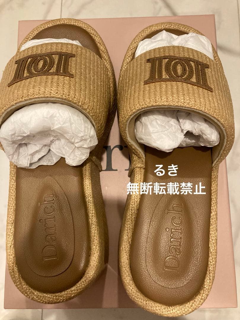 darich ダーリッチ DDラフィアサンダル M
