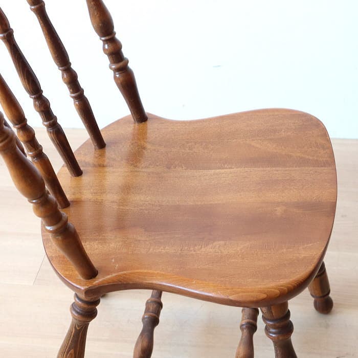 アンティーク ヴィンテージ 柏木工 ウィンザーチェア ブナ材 食卓イス