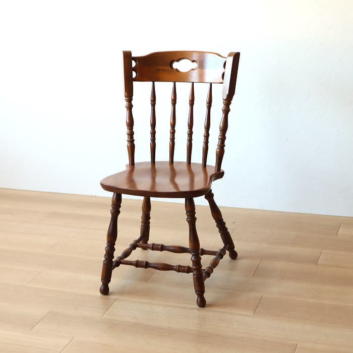 アンティーク ヴィンテージ 柏木工 ウィンザーチェア ブナ材 食卓イス