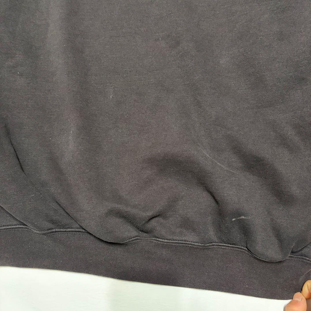 90s Carhartt スウェット　ブラック　裏地サーマル　J154